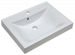 Misty Тумба с раковиной Джулия QVATRO 60 подвесная бежевая Beidge – фотография-2